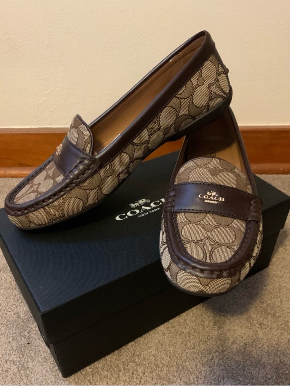 COACH Odette classic logo loafers - Picture 4 of 4